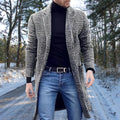 Men's Wool Checkered Jacket Tailored Structured Fit